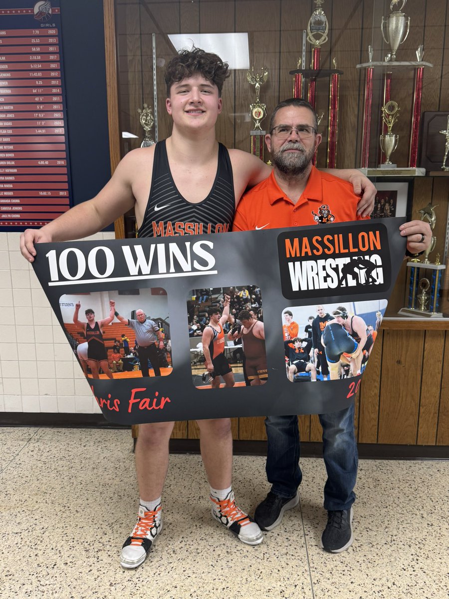 Congratulations to Chris Fair on his 100th win. Tigers are at the Joshua Hephner Memorial tournament.