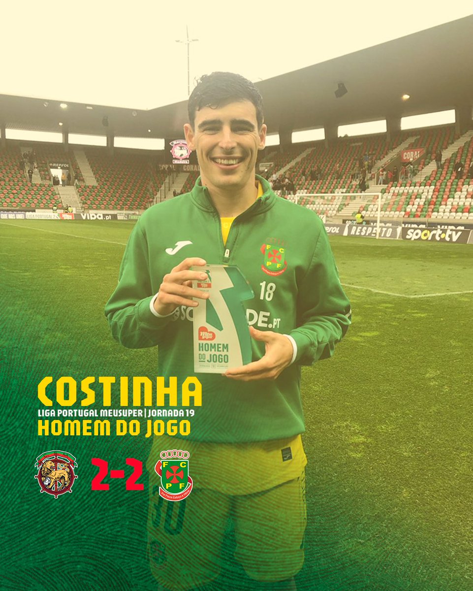 fcpf's tweet photo. Com um bis e com o prémio. 🟡🟢
𝗖𝗼𝘀𝘁𝗶𝗻𝗵𝗮 foi eleito o 𝗛𝗼𝗺𝗲𝗺 𝗱𝗼 𝗝𝗼𝗴𝗼! 👏🏆
#DefendeOAmarelo #LigaPortugalMeuSuper #CSMFCPF https://t.co/ovSahPXDQv