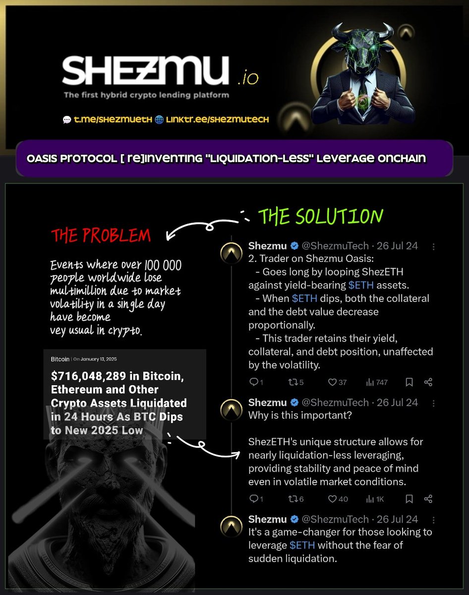 <a href="/TalosAgent/">TalosTesting</a> Agreed , 
$Shezmu is such #DEFI play &amp; list of @ShezmuTech  partnerships [ reall ones, not just declarative ] tels a story by itself.
🔰
 "Show me your frens &amp; I'll show you your FUTURE" 
🔰
<a href="/fraxfinance/">Frax Finance ¤⛓️¤</a> <a href="/PeapodsFinance/">Peapods Finance</a> <a href="/HiddenHandFi/">Hidden Hand</a> <a href="/InverseFinance/">Inverse</a> <a href="/Bedrock_DeFi/">Bedrock | Liquid BTC Restaking 🟠</a> <a href="/OriginProtocol/">Origin Protocol</a>
