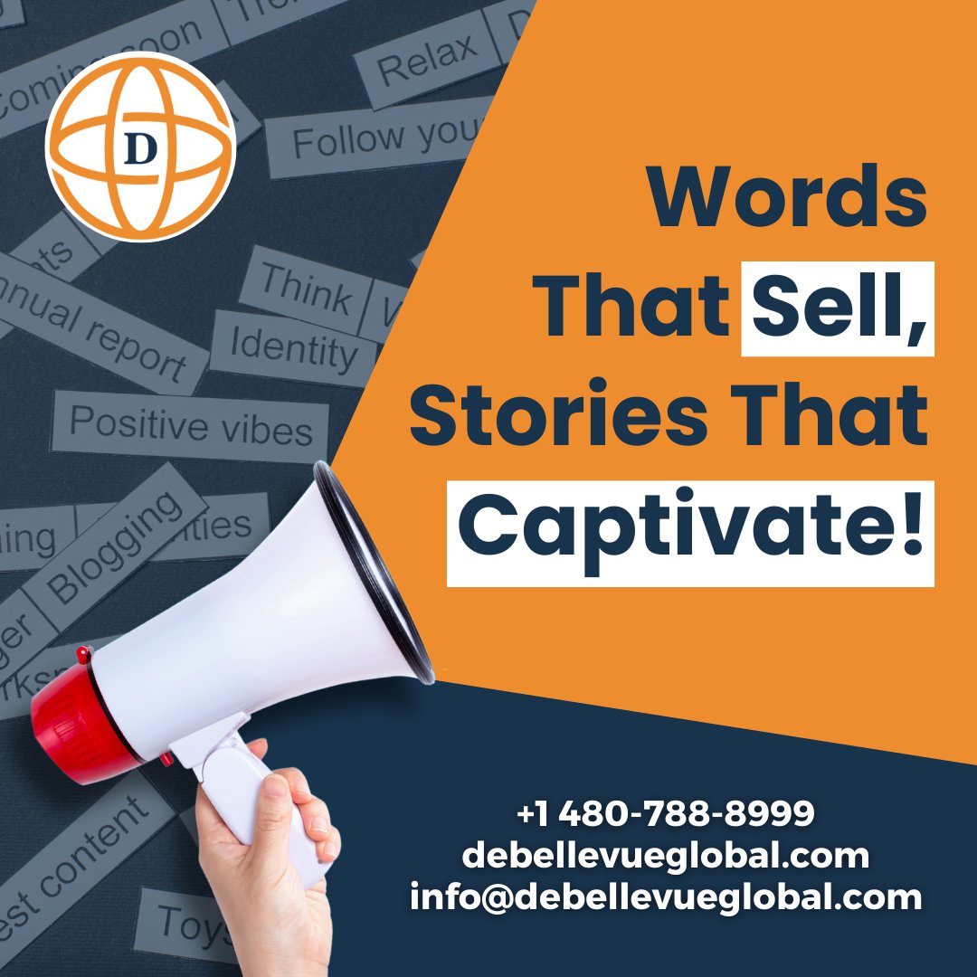 lgdebellevue's tweet image. We turn ideas into powerful words that engage, inform, and convert. Our copywriting services are crafted to align with your brand’s voice and goals. Contact us today and see how powerful your words can be!

#copywritingexperts #marketingservices #onlinexposure #marketingdoneright
