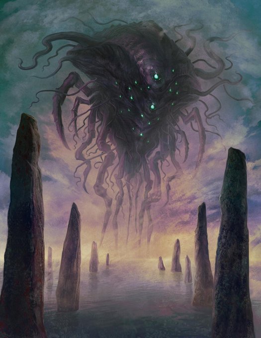 MorganScorpion's tweet photo. H. P. Lovecraft's Yog-Sothoth by Jason Engle.

#Lovecraft https://t.co/o7AOpZk0ZU