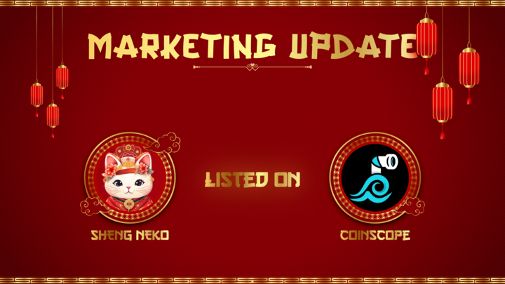🐾 Cute ShengNeko is Now Listed on CoinScope!

You can now track ShengNeko on CoinScope and show your support for this adorable Victory Cat (胜猫) that’s taking the crypto world by storm.

🔗 Track Here: coinscope.co/coin/shengneko

💬 Add your vote and show your bullish support for