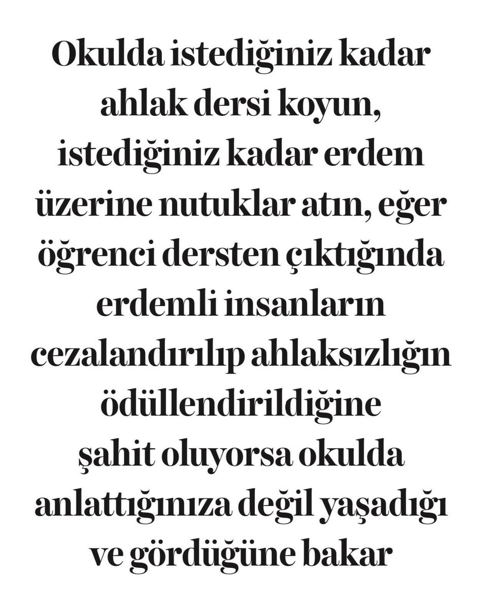miandji's tweet photo. Bir toplumun ahlakını ne bozar? Negatif seleksiyon bozar. Peki, negatif seleksiyon nedir? İyiyi cezalandırmak, kötüyü ödüllendirmektir. Yalaka, fırsatçı, paragöz olanın önünü açıp rol model göstermek; dürüst, çalışkan, bilgili olanı engellemektir. https://t.co/VBObIpwL5k