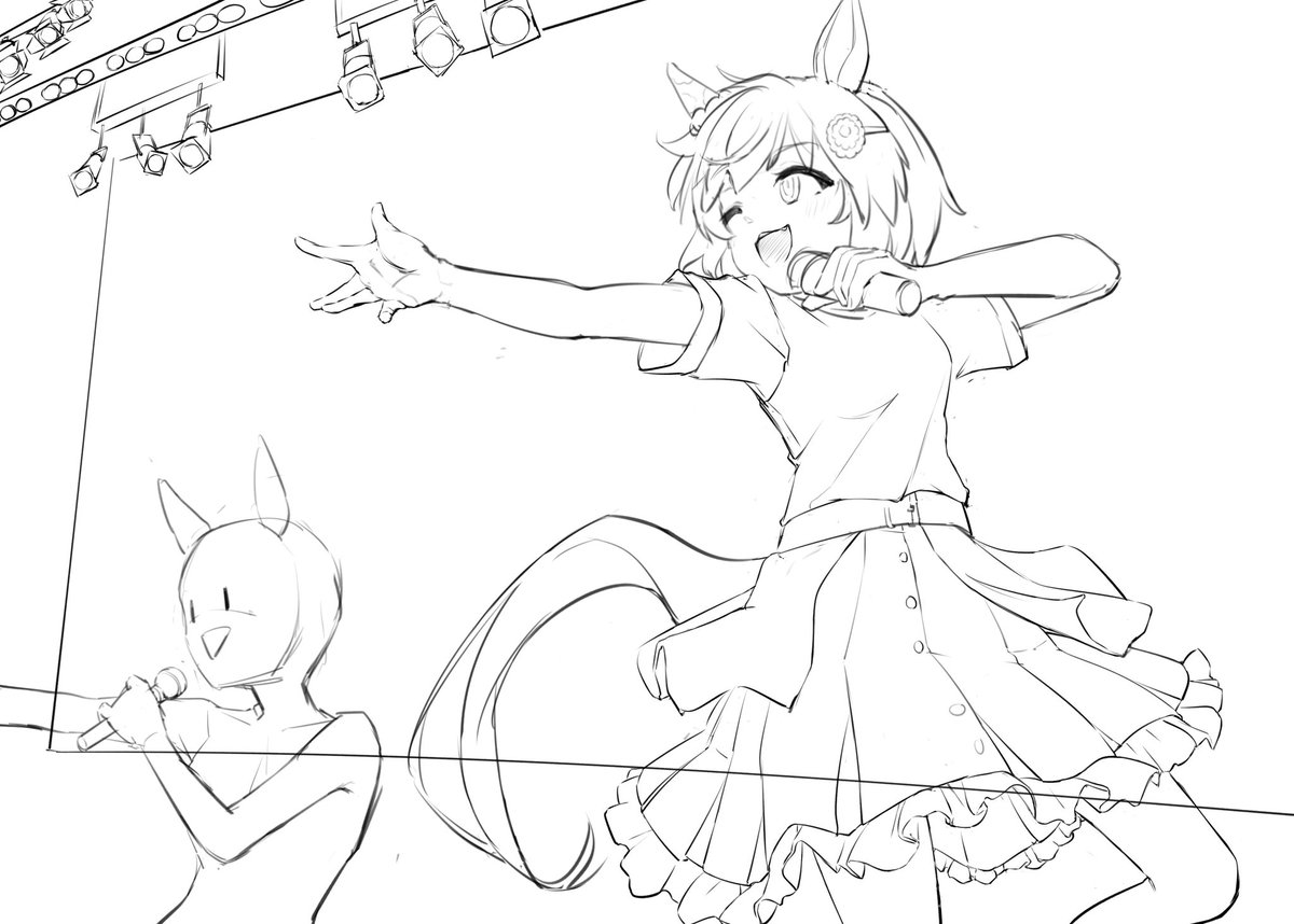 ありがたいことにskeb依頼をいただきましたので描いております!
差分もあります。
楽しそうな推しを描けるのは本当にめちゃくちゃに楽しい…。
ご依頼がなければ自分からは生まれないであろう絵、良いなやっぱり。
ちなみにここまでで7時間かかってます(白目) 