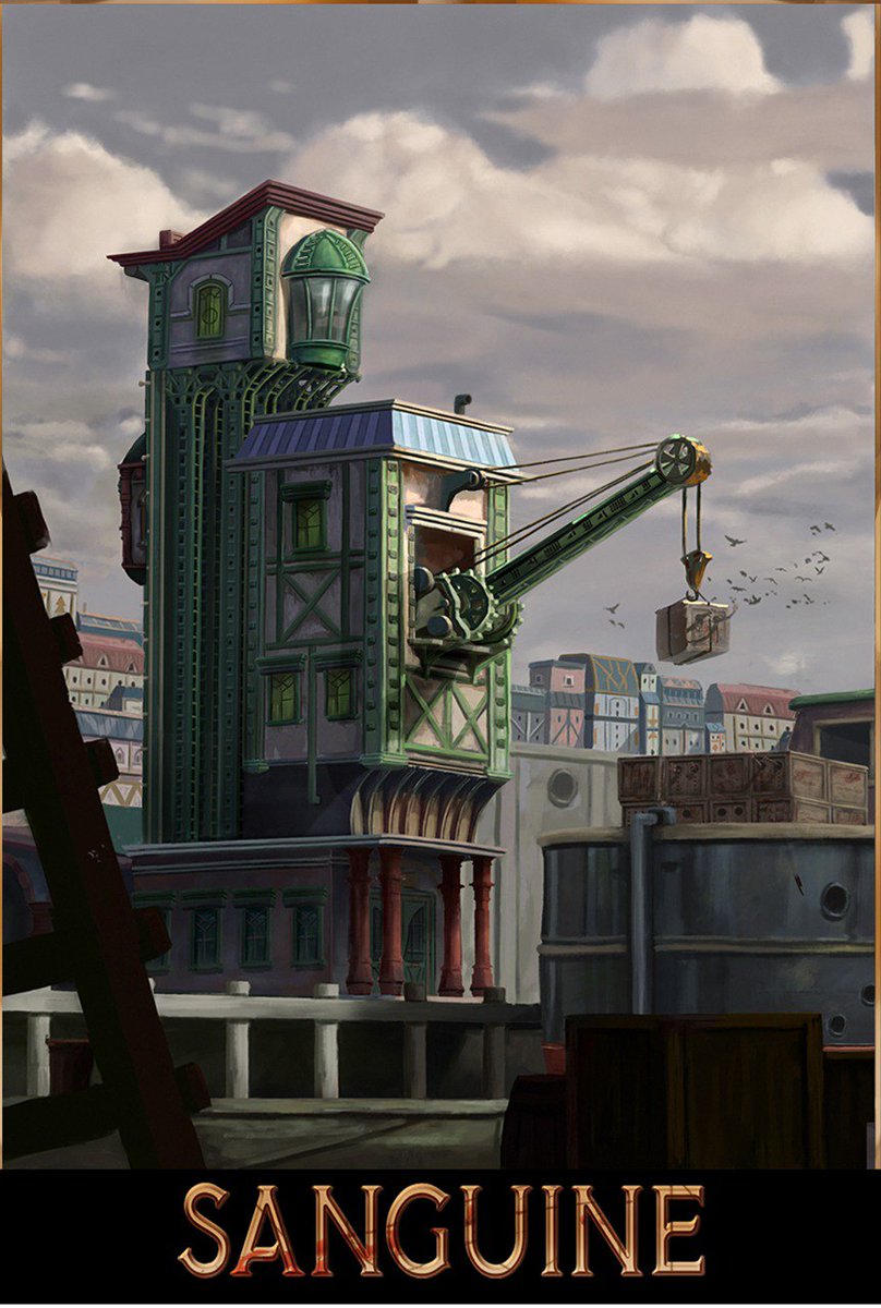 MarcusSoh14's tweet photo. Coppercrane, a building design depicted within an environment mood piece for my world building IP, Sanguine.

#artwork #ArtistOnX #illustration #conceptart #artists #visdev #sketchbook #digitalart #commissions #commissionsopen #environmentart https://t.co/1vNoDQ5orY
