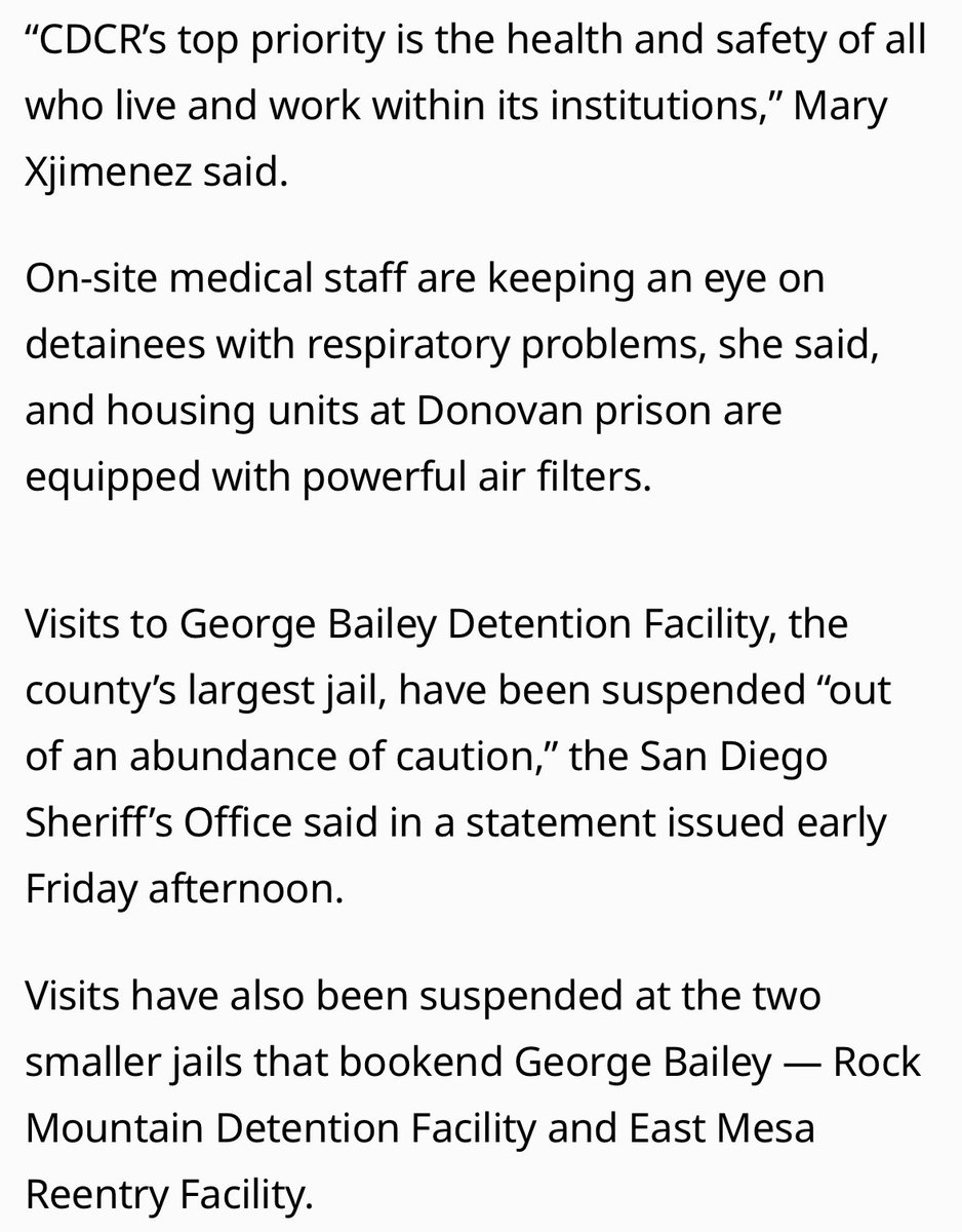 MenendezLegacy's tweet image. RJ Donovan, a juvenile detention center, county jails &amp;amp; a federal facility hold over 4,600 inmates. Despite their proximity to the #Border2Fire, officials say there are no immediate evacuation plans, but CDCR is monitoring &amp;amp; has medical staff on-site. #JusticeForErikAndLyle