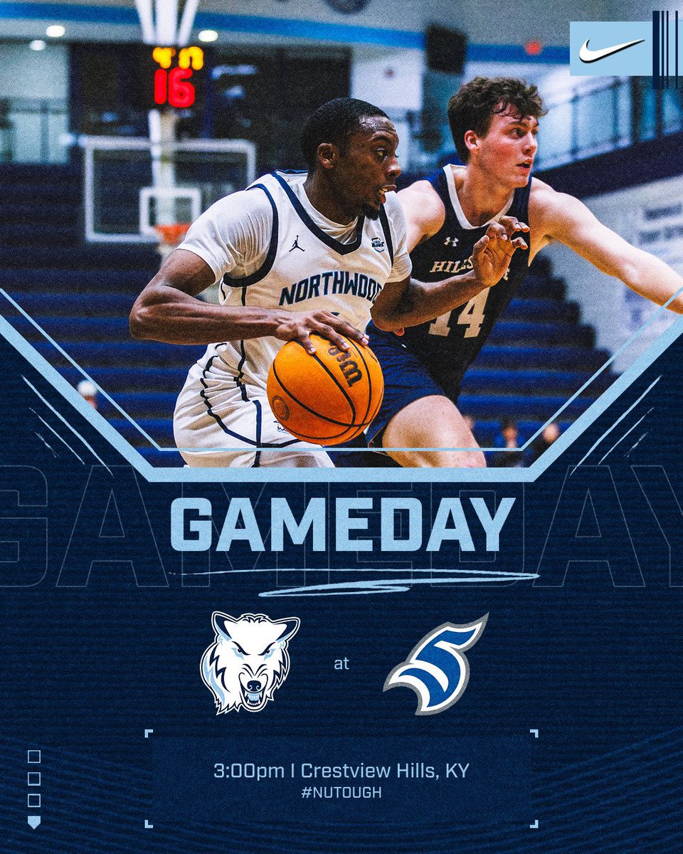 Northwoodmbb's tweet image. 🐺TWolves on the road!🐺

NU faces off against GMAC foe Thomas More this afternoon! 

⏰Tip-off: 3pm
📺Stream: greatmidwestdigitalnetwork.com/?S=northwoodun…

#NUTOUGH