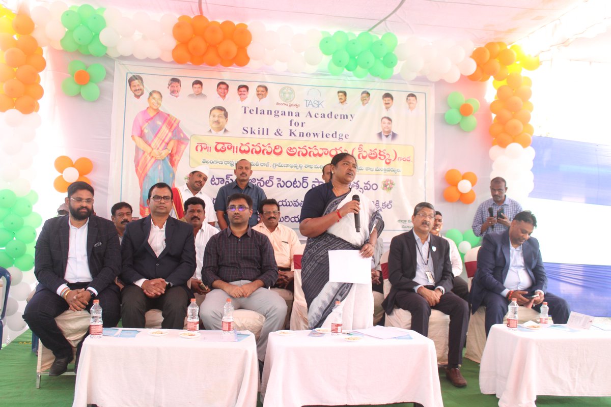 tasktg's tweet photo. @tasktg inaugurated its new #14thRegionalCenter #Mulugu in the presence of Hon'ble Minister @meeseethakka at #Mulugu
@revanth_anumula @Bhatti_Mallu @Min_SridharBabu @mpponguleti @Vemnarenderredy @jayesh_ranjan @bhaveshmishra01 @ShrikantNF @THubHyd @ACLB_JSB @SdTask https://t.co/1oMsBKjEw3