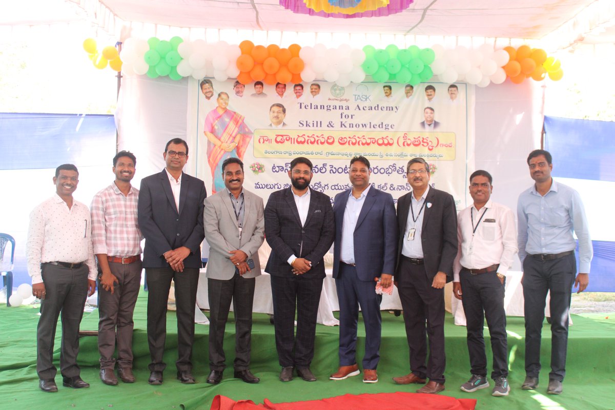 tasktg's tweet photo. @tasktg inaugurated its new #14thRegionalCenter #Mulugu in the presence of Hon'ble Minister @meeseethakka at #Mulugu
@revanth_anumula @Bhatti_Mallu @Min_SridharBabu @mpponguleti @Vemnarenderredy @jayesh_ranjan @bhaveshmishra01 @ShrikantNF @THubHyd @ACLB_JSB @SdTask https://t.co/1oMsBKjEw3