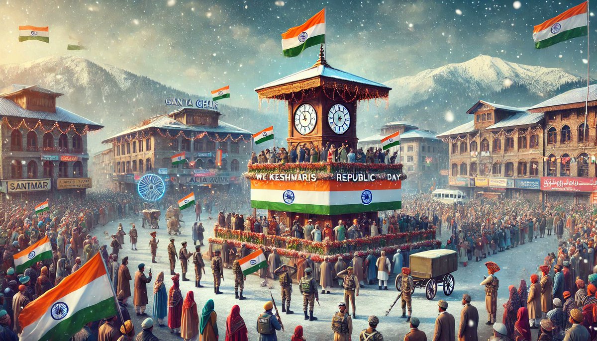 EmpowerNextGen's tweet photo. Happy Republic Day from the heart of Kashmir! 🇮🇳

With pride, unity, and hope, we honor the sacrifices of our heroes and celebrate the spirit of democracy. Together, let’s build a stronger, more united India.

Jai Hind! #RepublicDay #Kashmir #India https://t.co/DSJkDG6X8z