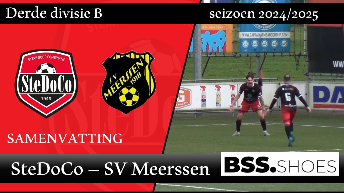 1Stedoco's tweet photo. SAMENVATTING!
De eerste driepunter van het jaar is een feit. Tegen sv Meerssen werd het een nipte overwinning. Hoe die tot stand kwam zie je hier ๐๐ดโซ๏ธ
#stemee
https://t.co/XvFWeDA4LK https://t.co/p7MfwobO10