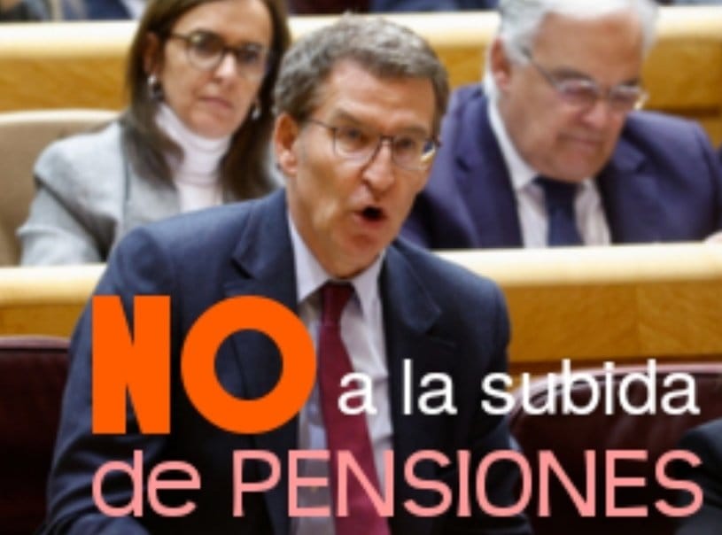 VidalesVega's tweet photo. El PP fundió la hucha de las pensiones de ZP(más de 50.000 millones €)para rescatar a los bancos mientras se negó a subir las pensiones conforme el IPC.Ha votado en contra de la subida de las pensiones en 2019, 2020. 2021, 2022, 2023, 2024 y el miércoles para 2025. 
#PPJUNTSVOX https://t.co/A30HGYVOmW