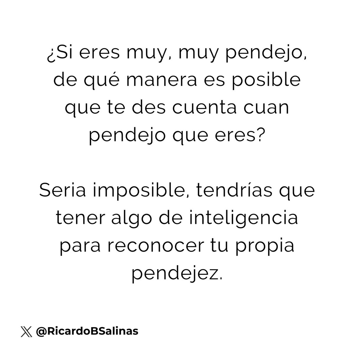 Reflexiones de sábado… de la pluma de Ricardo Salinas 😂.