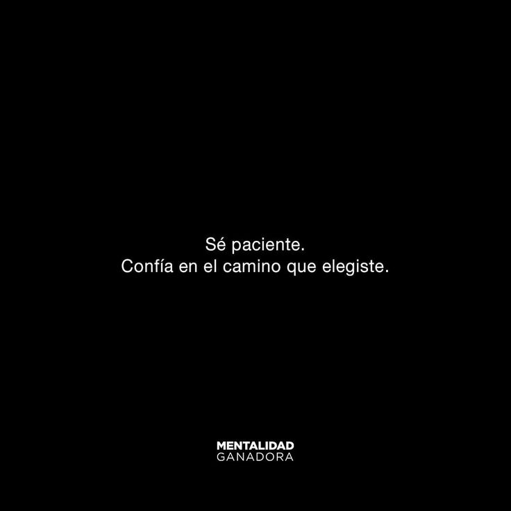 Tú confía, aunque nadie más lo haga.