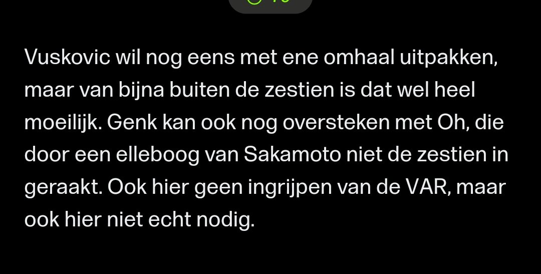 Sporza vind een elleboog blijkbaar wel normaal .. #wesgnk