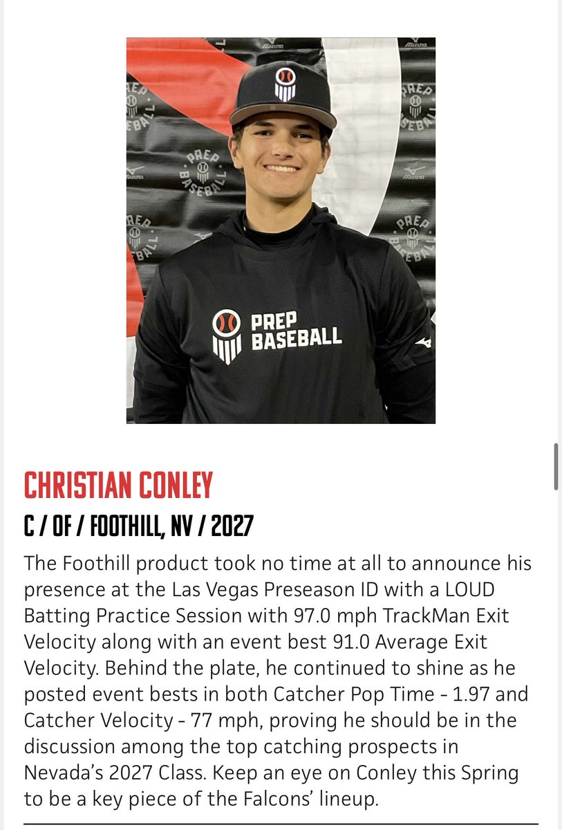 catcherconley's tweet photo. Thank you!  @PrepBaseballNV #uncommitted #catcher https://t.co/Djapd7QW3F