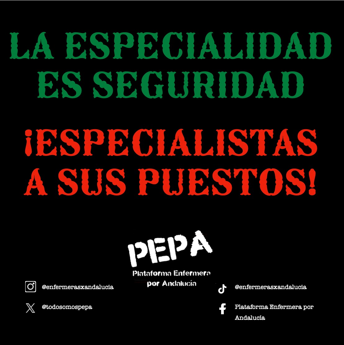 todosomospepa's tweet photo. LA ESPECIALIDAD ES SEGURIDAD. Mucha suerte a todas las enfermeras que se han presentado al #EIR25. ¡Sois el futuro! https://t.co/O8iFKnYuOb