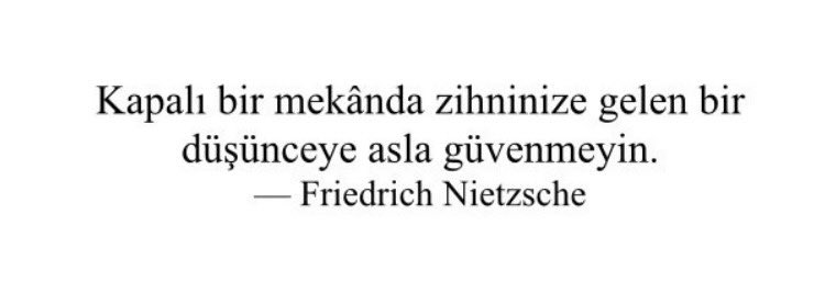 Nietzsche de yürüyüşten yanaydı.