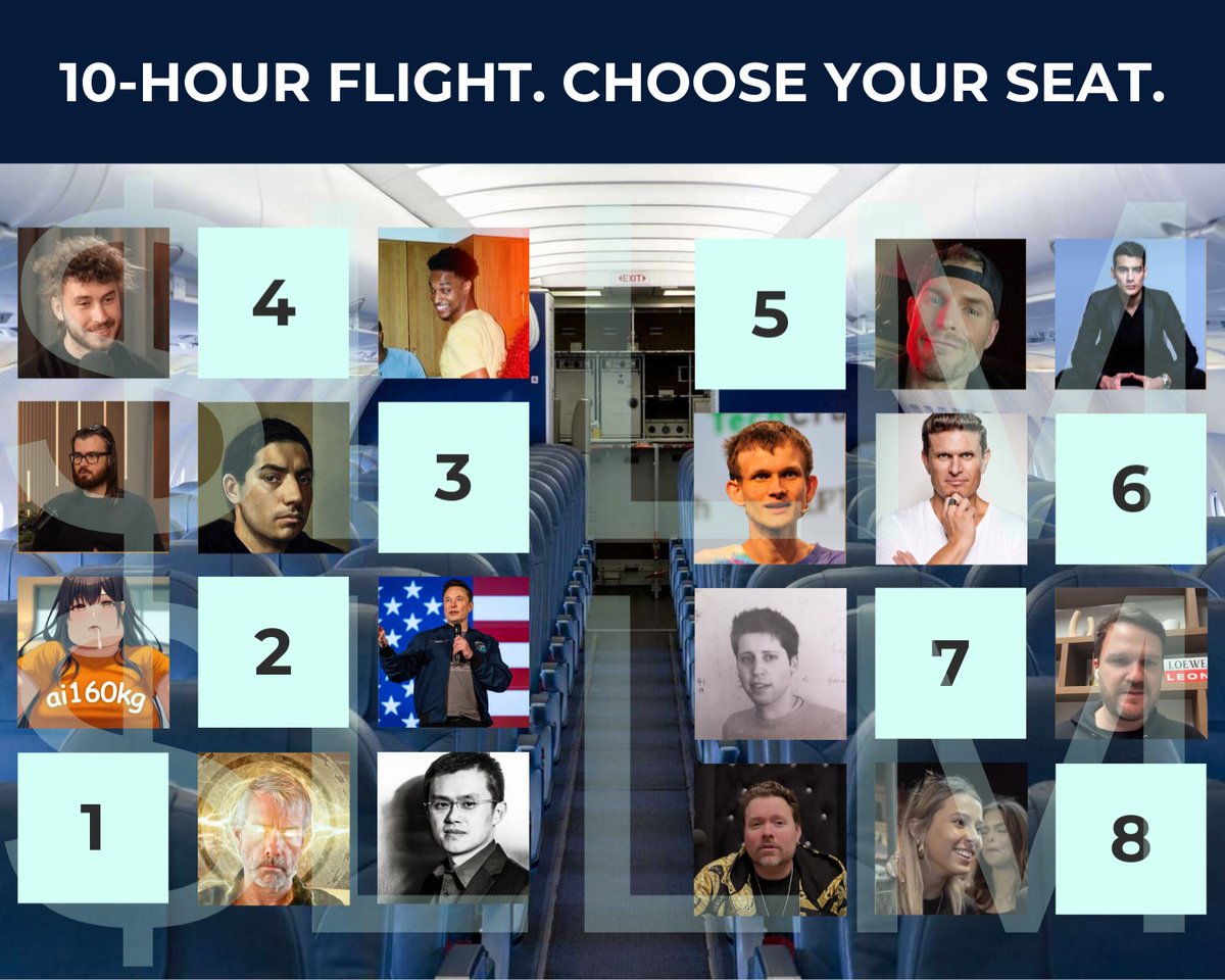 The market's looking like a squished patty, but LLM kitchen is still cooking! To get smiles back on your faces, we're giving away some burger money 🍔

1. Comment with your seat selection (and explain why)
2. RT + Like this post
3. Follow <a href="/ai160kg/">Large Language Model 🍔🍟</a> 

10 lucky people will be served