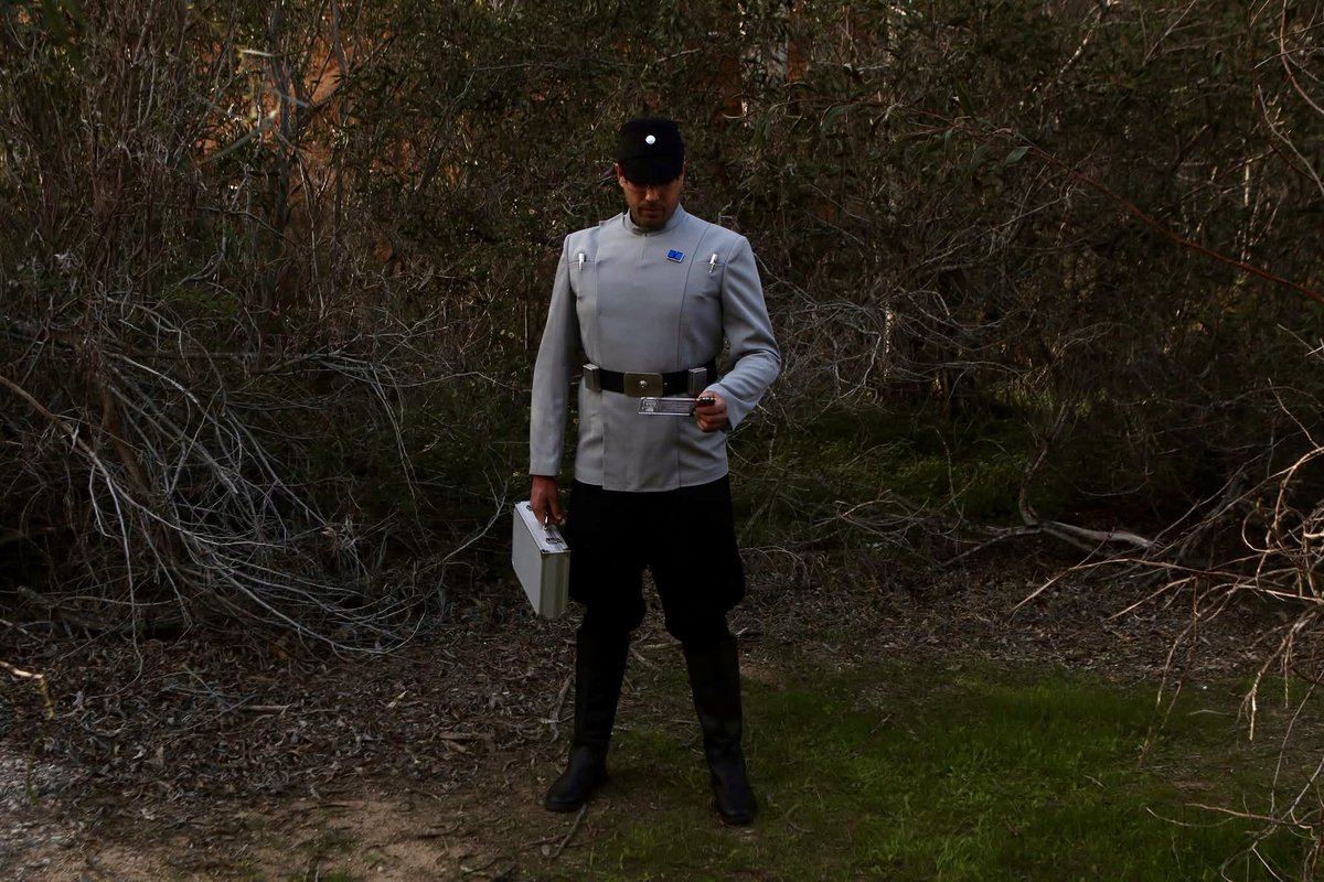 The shuttle will arrive soon.

ID-11559 form @israel501st 

#501st #501stLegion #StarWars #ImperialOfficer #ImperialOfficerCorps #IOC #ISBAttendant #ISBOfficer  #DutyHonorEmpire #BadGuysDoingGood