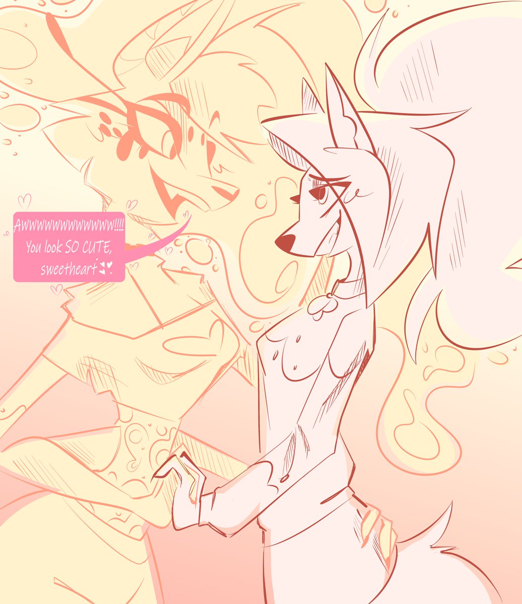 _qashaq_'s tweet photo. a little sequel to this one💛🤍🩶
#HelluvaBoss #Loona #Beelzebub #Vortex #HoneyBunch https://t.co/E5VOh75nIL