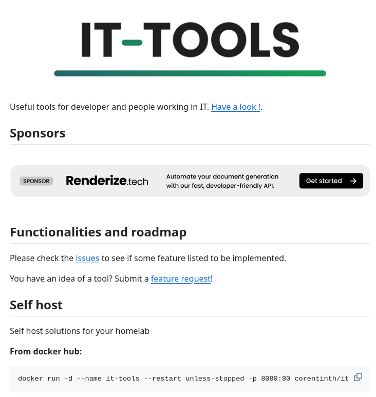 tom_doerr's tweet photo. Collection of developer tools https://t.co/BfkWePC5wG