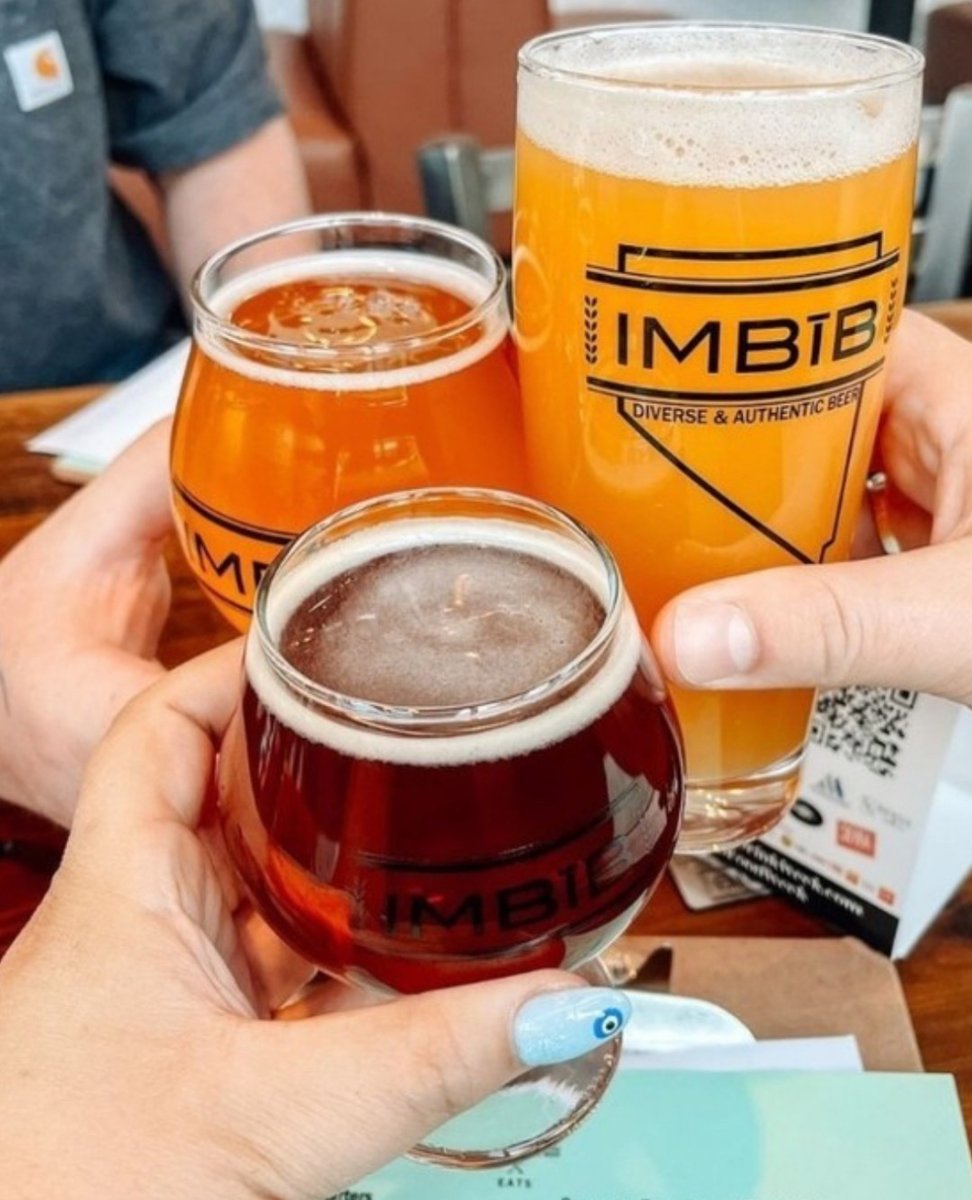 Explore a world of flavor at @imbibreno! 🍻 With a diverse and authentic lineup of beers on tap, there's a perfect pint for anyone (21+) 

#NCBA #nvbeer #drinklocal #shopsmall #independentbeer #supportcraft #supportlocal #renobrewery #renonevada #northernnevada #imbibcustombrews