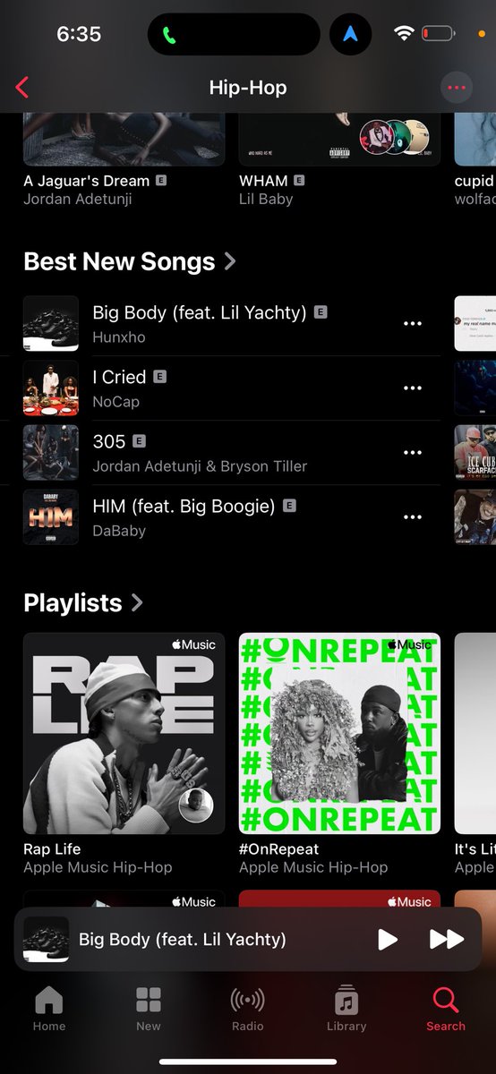 XoneUp's tweet photo. #9 album in the world and “Big Body” is on @AppleMusic best new tracks!  🏁🪖

All glory to God🤞🏿 https://t.co/JLN4RrjFl5