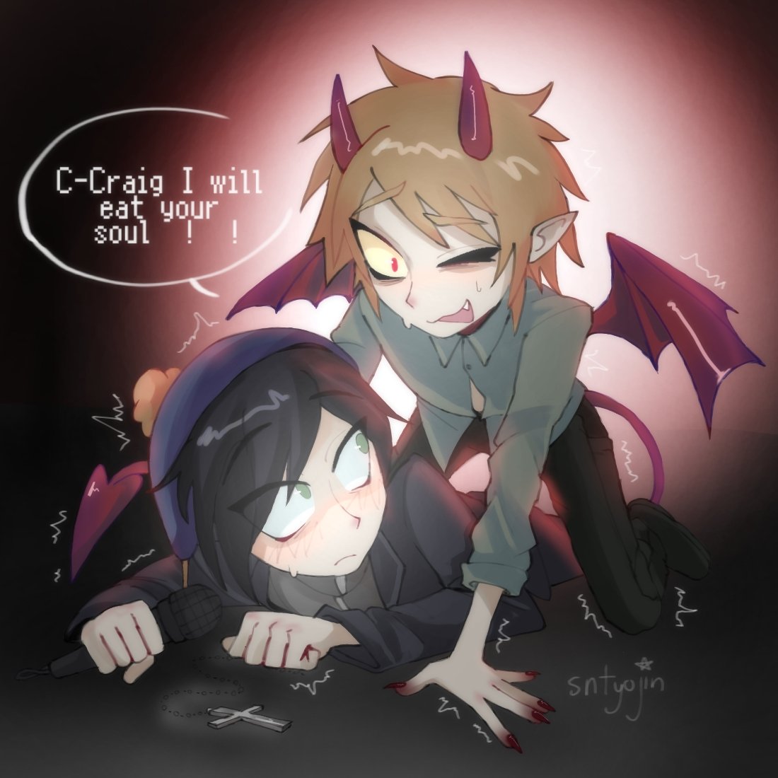 sntyojin's tweet image. Soul Eater Tweek  &amp;gt;:) ❤️‍🔥 

#SouthPark #Imptweek #TweekTweak #craigtucker #tweekxcraig #youthPastorCraig #サウスパーク #creek