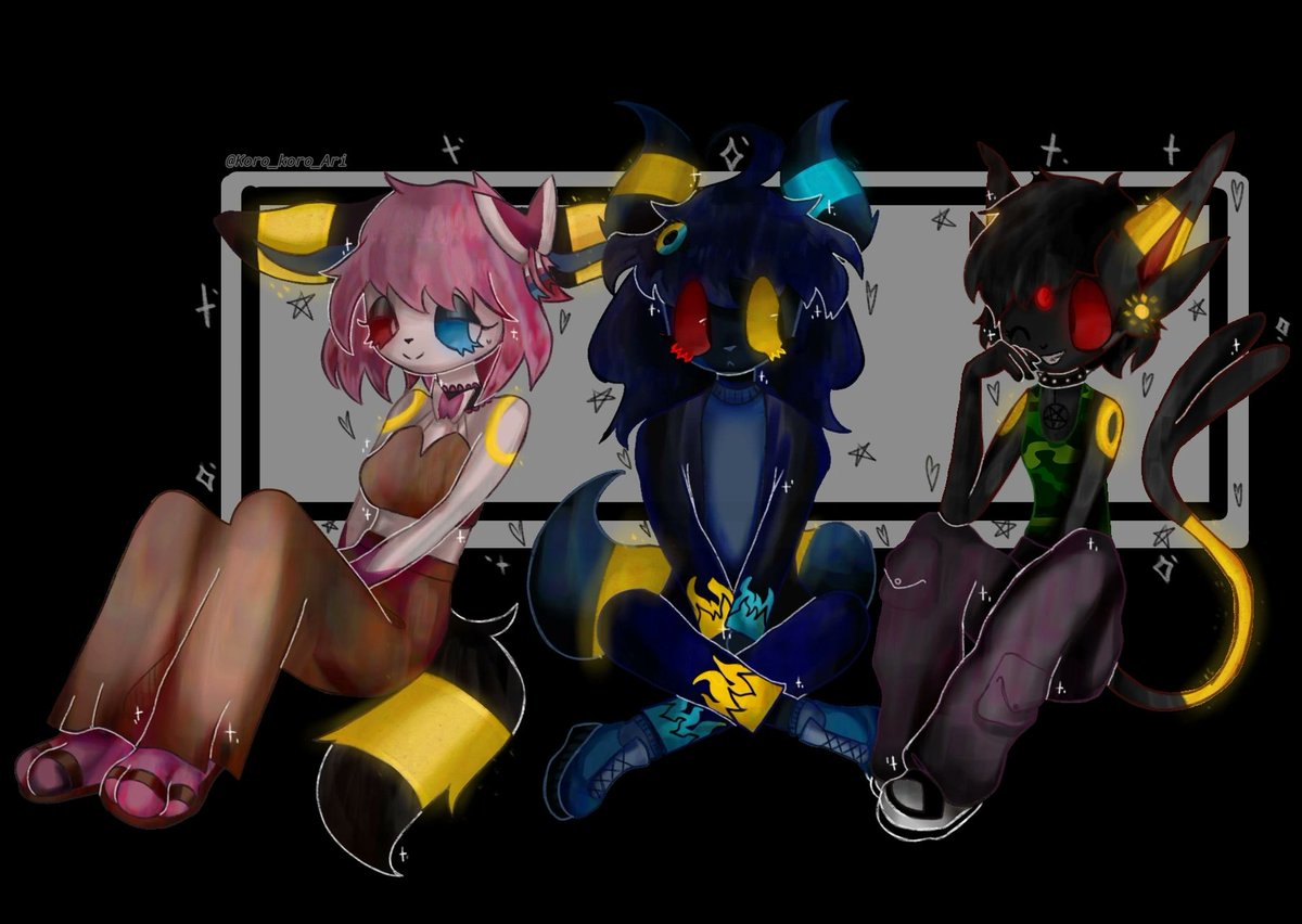 koro_Koro_Ari's tweet image. That&apos;s very old art for friends still looks magical ✨

#Eeveelution #oc #eeveelutionoc