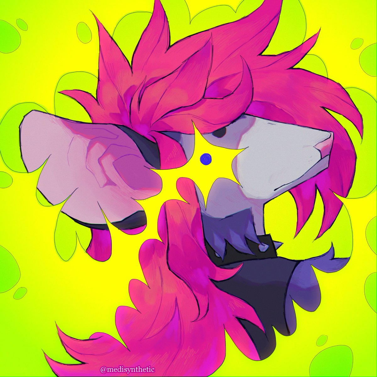 AutumnOpossum's tweet image. Insanely cool art from @medisynthetic as part of an art trade.
#furry #opossum #drawing #arttrade #ocart #procreate