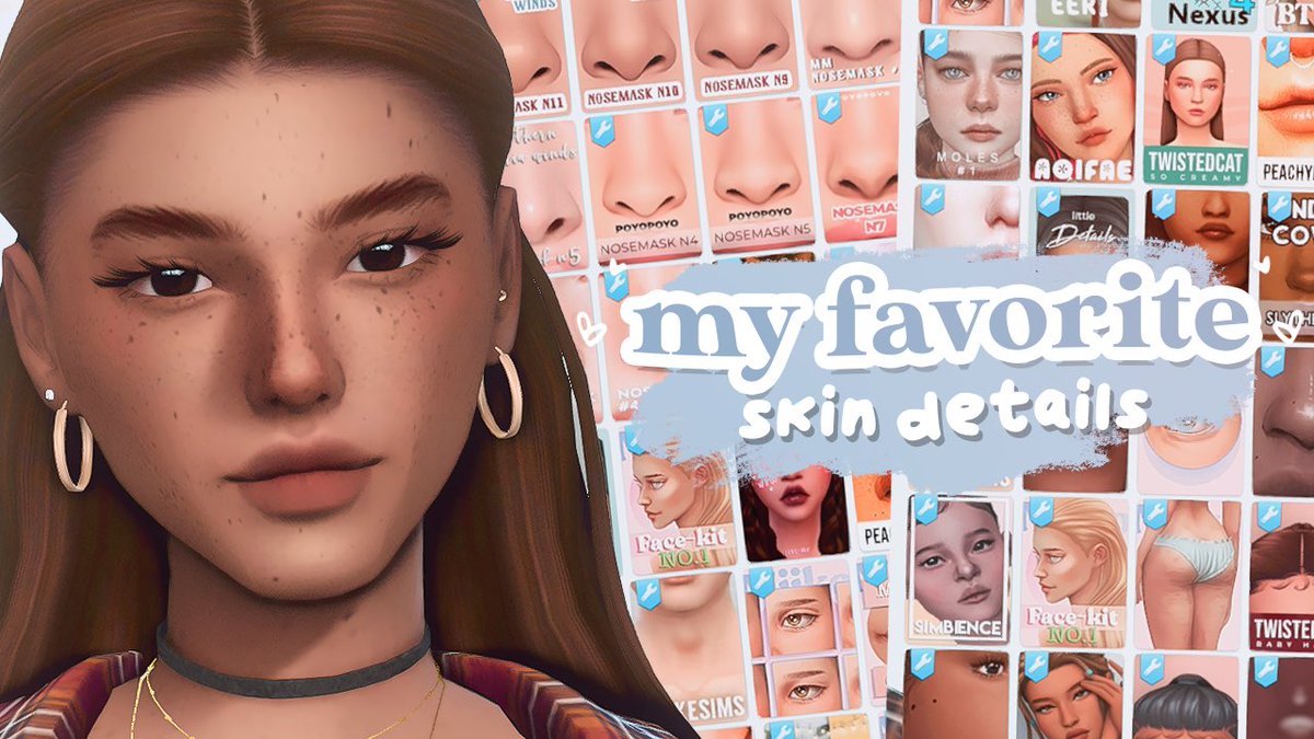 malixaTV's tweet photo. must have skin details cc to create aesthetic &amp; realistic sims in the sims 4 ✨

• https://t.co/MHhwOsCfzx

my favorite skin details video is finally here! hope you find something you like 🥰 #TheSims4 https://t.co/CqMv5A8lFg