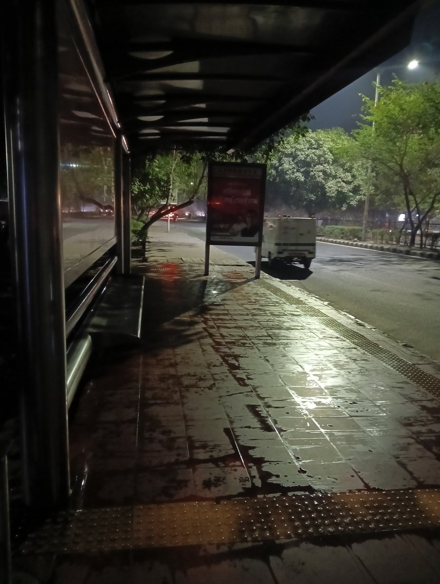 clean bus stop