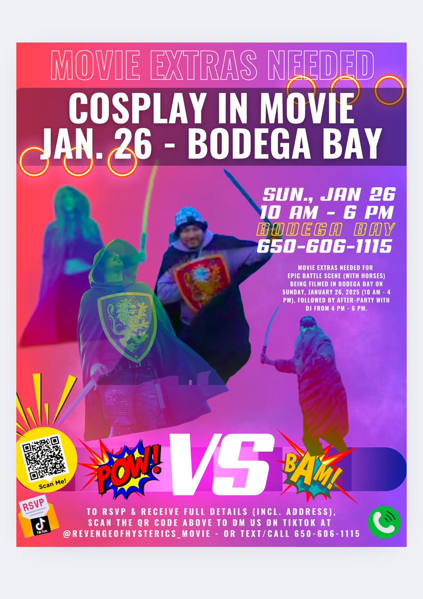 🎬 Join Me Tomorrow at Bodega Bay! 🎬

🗓️ Date: Sunday, January 26, 2025
⏰ Time: 10 AM - 6 PM (Dance Party filming: 4 PM - 6 PM)
📍 Initial Meeting Location: 21633 Heron Drive, Bodega Bay, CA 94923
🎥 Various filming locations around Bodega Bay

Forward we go! 🎗️✨