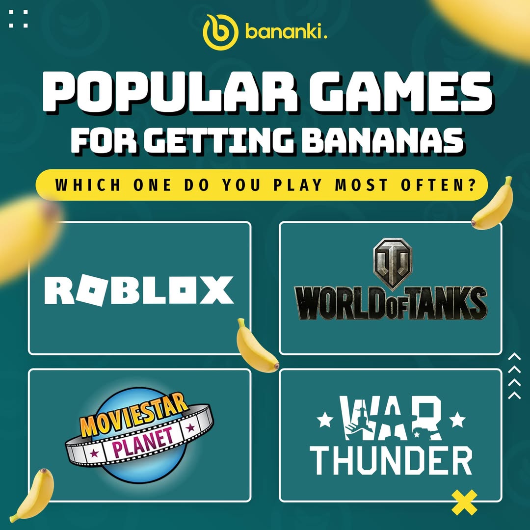bananatic_com's tweet photo. These are the games you like to play the most.📷
Which one do you think is the most fun? 📷

Repost! https://t.co/oEavCmiucB