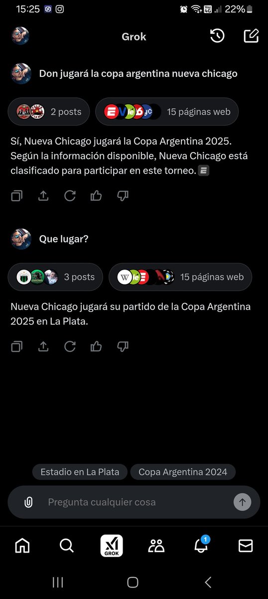 leancanch06's tweet photo. Ya se sabe donde se juega la copa argentina? Por que la IA me dice esto @CondaChicago @CristianBalbi1 @FanDelGomito @leanChicago_ https://t.co/A45hVXV6qX