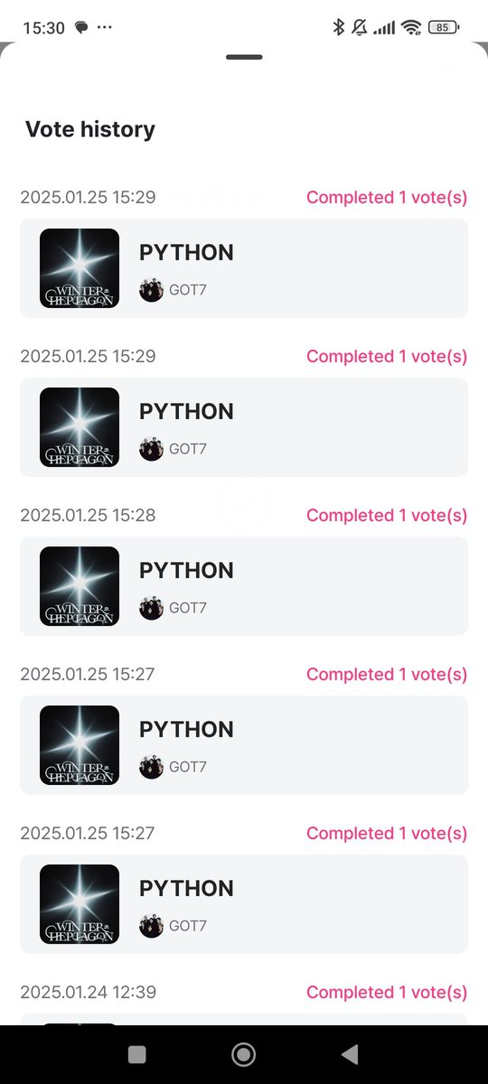 defdoJY's tweet image. RECLAMAR SEMPRE ADIANTA IRMÃOS 🗣️ CONTINUE RECLAMANDO ESSA DESGRAÇA ACEITOU MEUS VOTOS 😤😤😤
CONTINUEM VOTANDO CACHORRAS
GOT7 ON MCOUNTDOWN
#PYTHONonMCountdown
#GOT7 @GOT7official