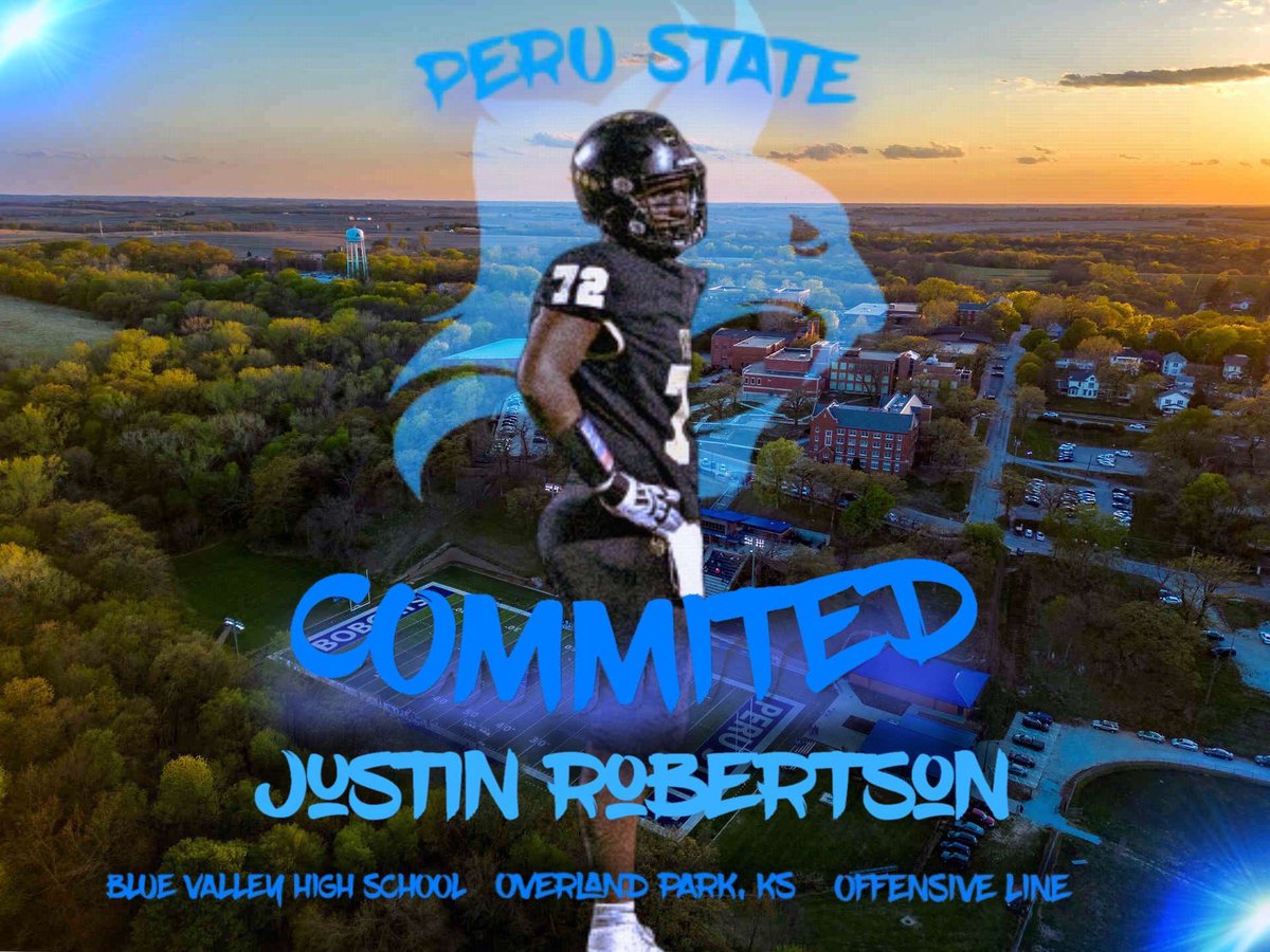 Justin Robertson (@rbsnjustin) on Twitter photo Extremely blessed to announce I will be continuing my academic and athletic career at Peru State University ๐๐ค. <a href="/BV_CoachTerrell/">Allen Terrell</a> <a href="/BVTouchdownclub/">BVTouchdownClub</a> <a href="/CoachBCorbin/">Coach Corbin</a> <a href="/BrandonOlney79/">Coach O</a> <a href="/coachrowe77/">Lew Rowe</a> #AGTG Extremely blessed to announce I will be continuing my academic and athletic career at Peru State University ๐๐ค. <a href="/BV_CoachTerrell/">Allen Terrell</a> <a href="/BVTouchdownclub/">BVTouchdownClub</a> <a href="/CoachBCorbin/">Coach Corbin</a> <a href="/BrandonOlney79/">Coach O</a> <a href="/coachrowe77/">Lew Rowe</a> #AGTG