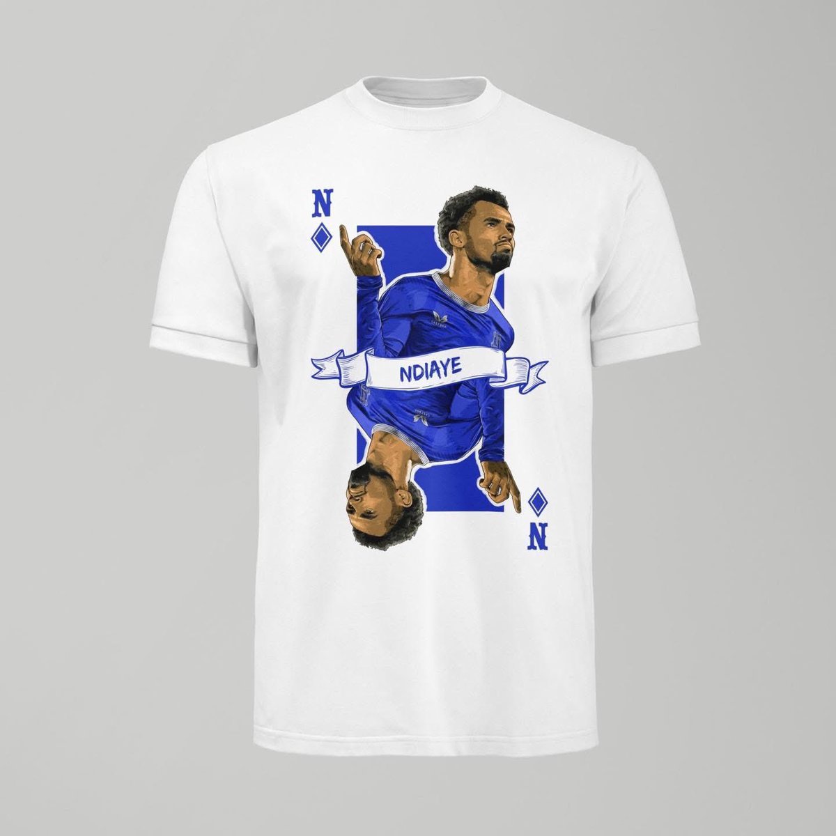 ⭐️⭐️⭐️  WIN ⭐️⭐️⭐️

Here’s your chance to win one of our popular Ndiaye T-shirts after his man of the match performance today 🥳

To enter 👇

🔄 Retweet this tweet
🤝 Follow Forever Everton 
🗣️ Tag another blue

Good luck! 💙

Winner announced at 10pm on Friday.