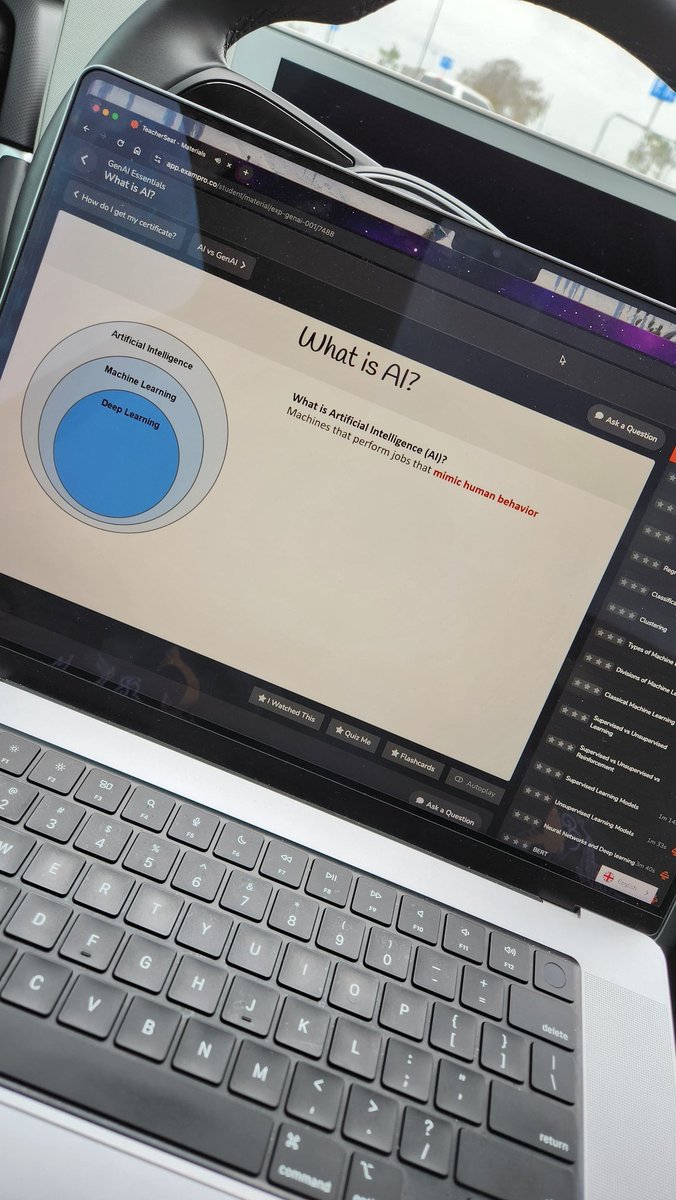 Charging up the IONIQ5—good time to get in some GenAI Essential training from <a href="/andrewbrown/">Andrew Brown</a> before the bootcamp kicks off next Saturday: genai.cloudprojectbootcamp.com

Essential training: exampro.co/exp-genai-01