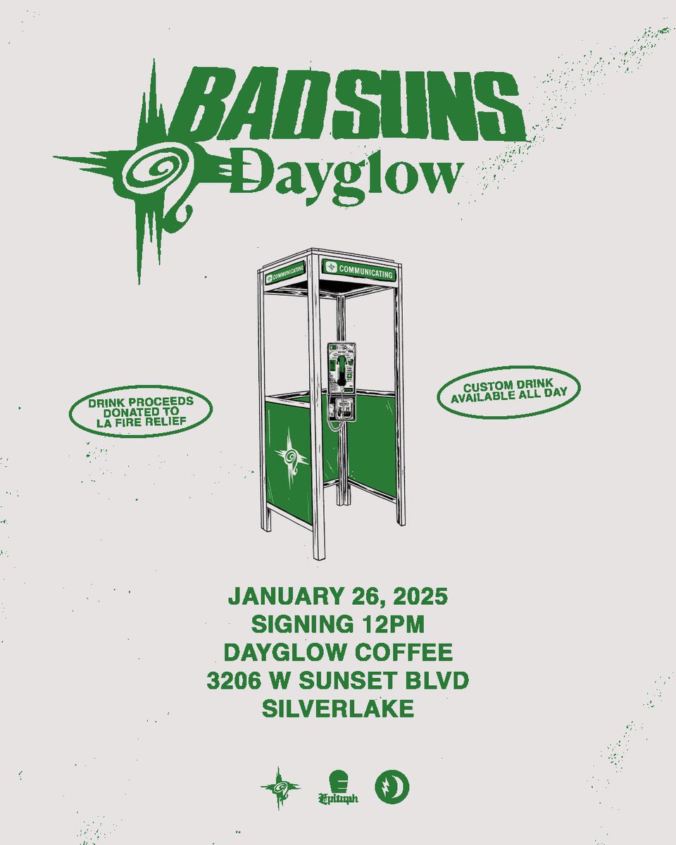 accept the transmission tomorrow at <a href="/dayglowcoffee/">Dayglow</a> silverlake.