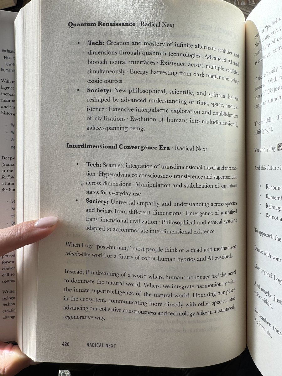 Sam Rad ๐ฎ (@samradofficial) on Twitter photo <a href="/heretohelp888/">keith e/acc</a> I think there will bifurcating realities between human/machine; organic/synthetic; physical/virtual
In parallel, technology and society will evolve alongside post-quantum reimagining of these โrealitiesโ
From <a href="/RadicalNext/">Radical Next</a>: <a href="/heretohelp888/">keith e/acc</a> I think there will bifurcating realities between human/machine; organic/synthetic; physical/virtual
In parallel, technology and society will evolve alongside post-quantum reimagining of these โrealitiesโ
From <a href="/RadicalNext/">Radical Next</a>: