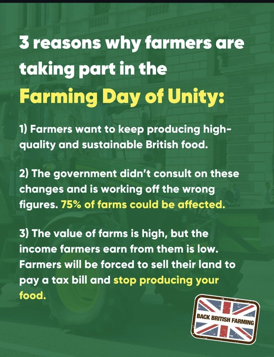 verityrichards_'s tweet photo. Great turnout for the Hereford @NFUtweets National Day of Unity, asking the public to #BackBritishFarming and #StopTheFamilyFarmTax. Some great photos coming in from events across the UK 👏💪🚜🐄 https://t.co/pLUq7IzzAu