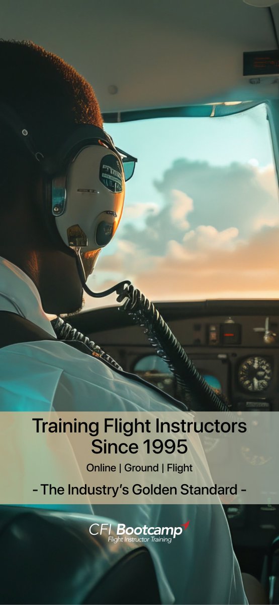 Training CFIs since 1995! 

With our accelerated program, you’ll master the skills needed to teach the next generation of pilots.

✈️ Expert training with proven results
✈️ Complete your CFI quickly and efficiently
✈️ Build time and get paid! 

Learn More:cfibootcamp.com