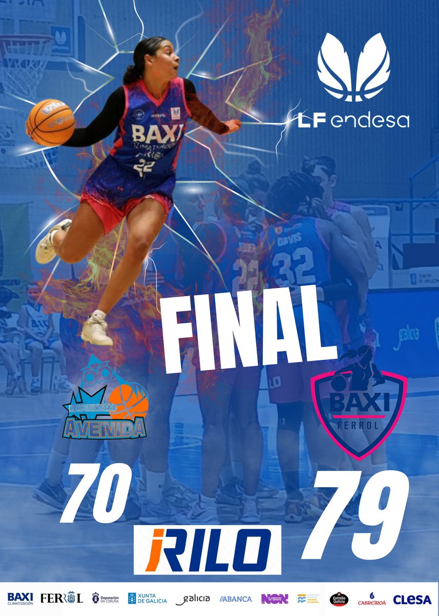 🚨🚨No se puede pedir más !!! 
Nos siguen sorprendiendo 🏀
<a href="/CBAvenida/">Perfumerías Avenida</a> 70
<a href="/UniFerrol/">Baxi Ferrol</a>  79
#imparables
#sienteeluni
#humildasytrabajo