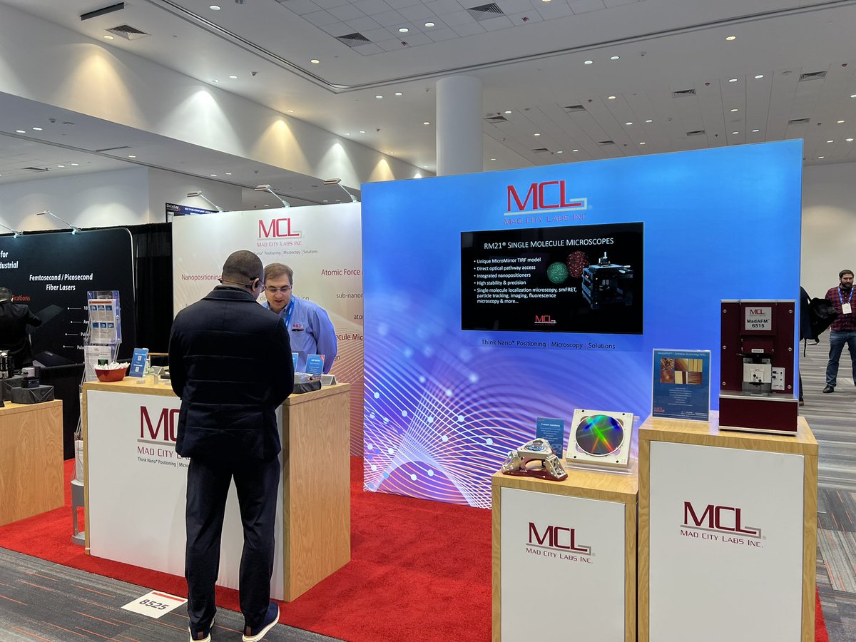 MadCityLabs1's tweet image. Stop on by #SPIEBiOS Booth 8525 to see our picometer precision positioners, AFM for #photonics and #quantum sensing