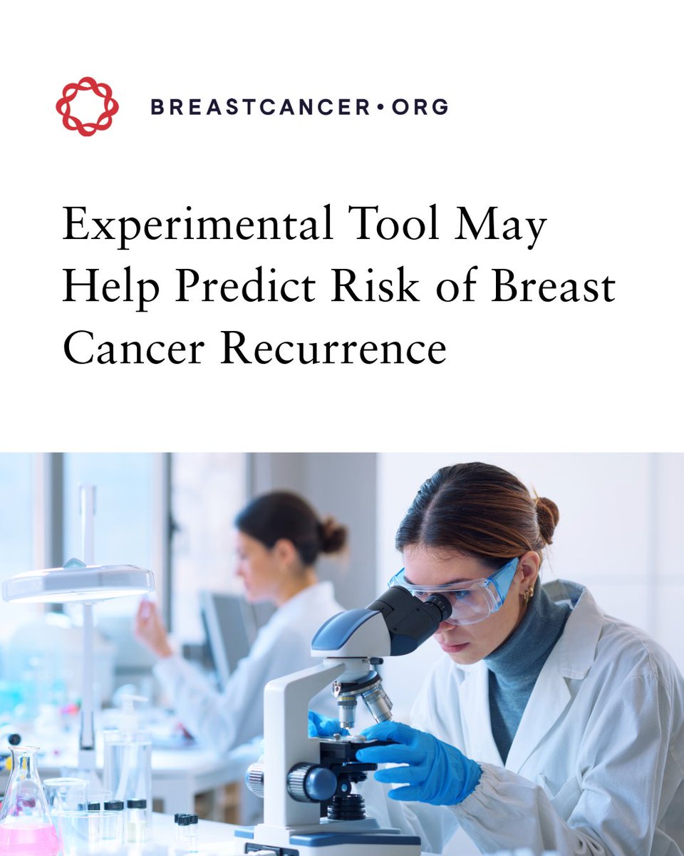 Breastcancerorg's tweet photo. The MeCo Score tool may help to identify people with early HER2-negative breast cancer who are most likely to benefit from treatment that seems to reduce recurrence risk. https://t.co/NZRedaZGeR 

#BreastCancer #BreastCancerResearch #BreastCancerAwareness #HER2negative https://t.co/GQb11EZgus