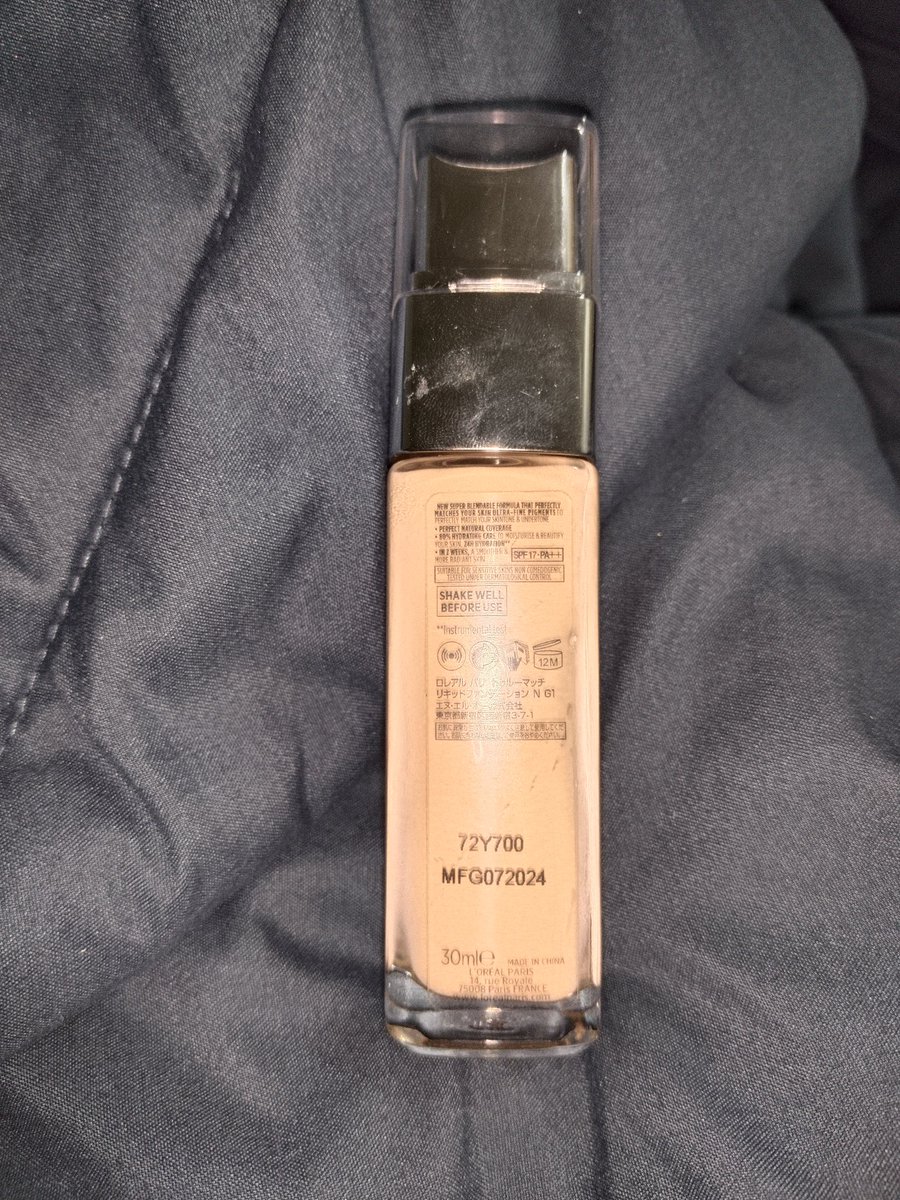 frungfrungff's tweet image. ส่งต่อรองพื้น loreal true match สี G1 สำหรับผิวขาวเหลืองค่ะ💞 เหลือเยอะมากๆ ลงแล้วผิวสวยมากก แต่เข้มไปหน่อยสำหรับเค้า ส่งต่อ 230รวมส่งค่าา💖 #lorealtruematch #ส่งต่อเครื่องสําอาง #ส่งต่อสกินแคร์ #ส่งต่อเครื่องสําอางมือสอง #ส่งต่อเครื่องสําอางค์