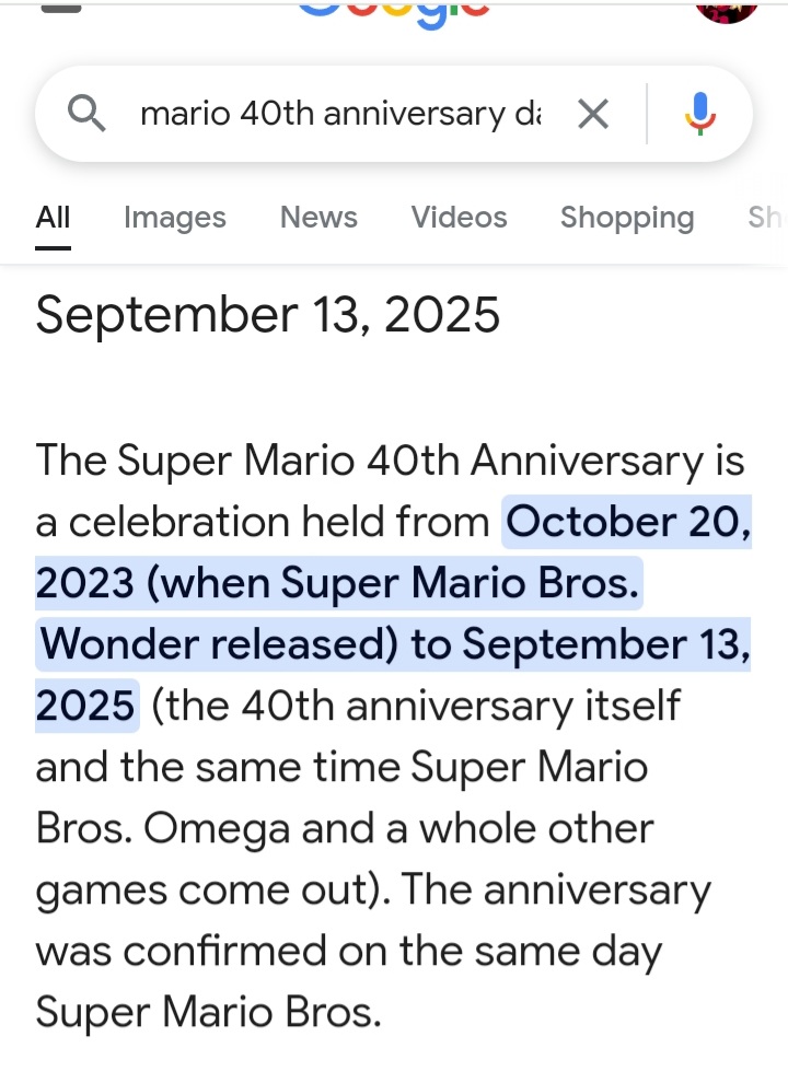 sup_slice's tweet photo. Searched up the Mario anniversary date and...

WHAT THE FUCK IS SUPER MARIO BROS. OMEGA??? https://t.co/4NGtGQmgBd