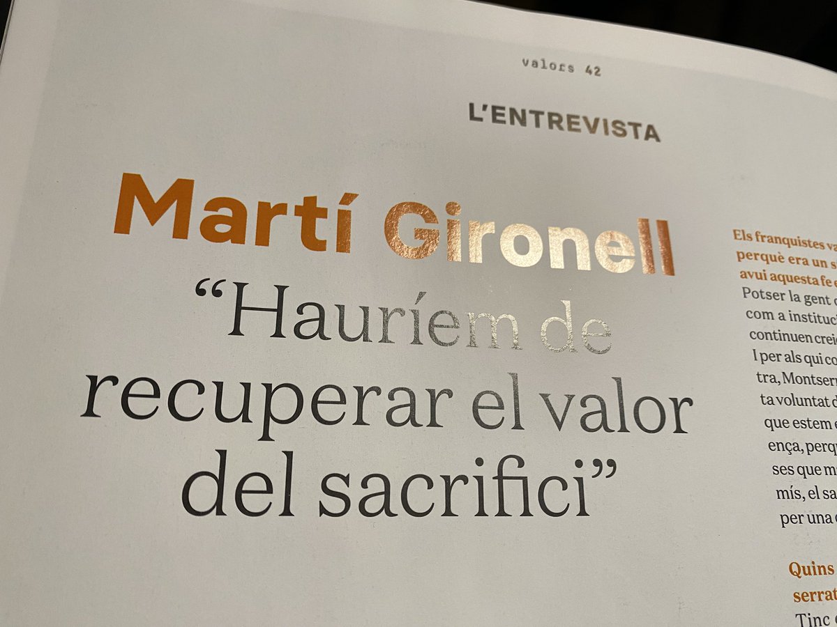 BertaAzpe's tweet image. Qui està d'acord amb aquestes #reflexions de @martigironell a la @revistavalors? 🙋🏻‍♀️